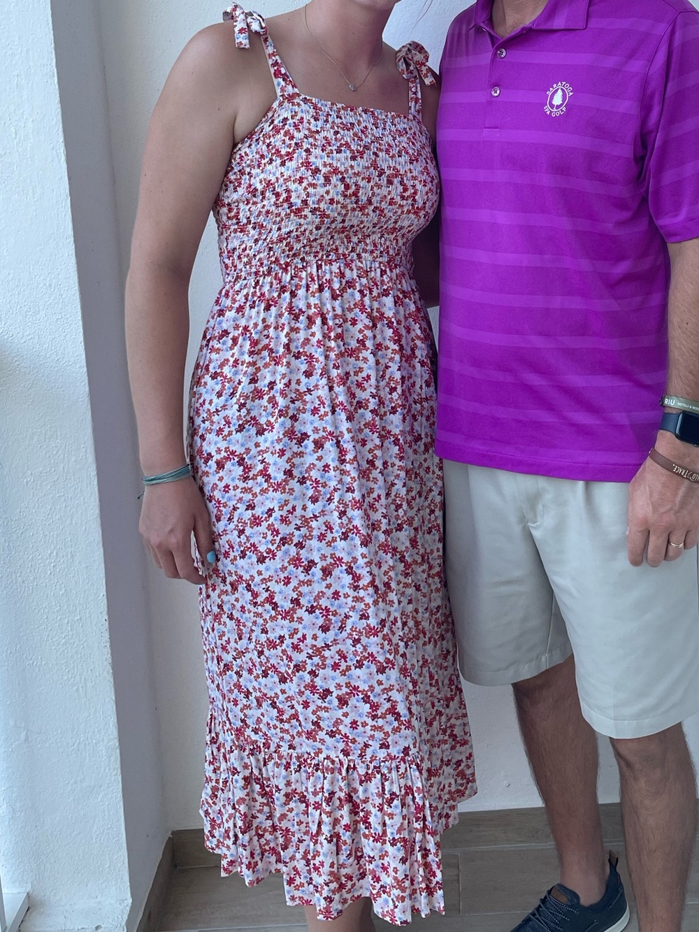 Floral Smocked Maxi Dress